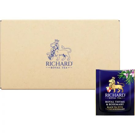 Чай Richard Royal Thyme & Rosemary чёрный аромат. 200сашет/уп