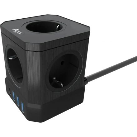 Сетевой фильтр AGNI 5р/2м,3USB 1TYPE-C,черный(TP-VE4U5E-C-2m-black) Сетевой фильтр AGNI 5р/2м,3USB 1TYPE-C,черный(TP-VE4U5E-C-2m-black)