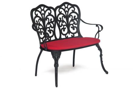 Скамья Secret de Maison Симфония/Symphonie сплав металла/алюминий, 95х56х92см, черный