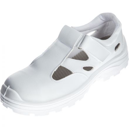 Полуботинки (сандалии)  АЛМИ(арт. 80302-011600) с МП, белые, р.36