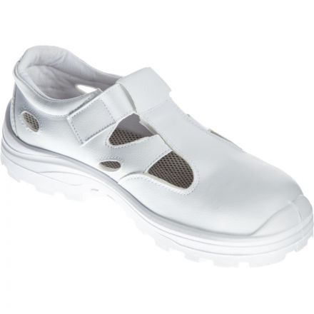 Полуботинки (сандалии)  АЛМИ(арт. 80302-011600) с МП, белые, р.36