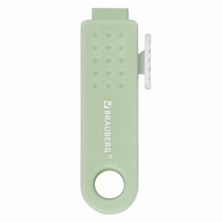 Ластики выдвижные BRAUBERG "Slider Mini", НАБОР 3 ШТУКИ, 68х18х12 мм, пастельные цвета, блистер, 271992