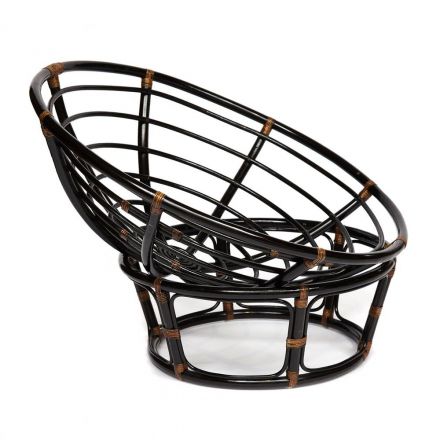 Кресло "PAPASAN" W /с подушкой/, Antique brown (античный черно-коричневый), ткань Коричневый, 3М7-147 Кресло "PAPASAN" W /с подушкой/, Antique brown (античный черно-коричневый), ткань Коричневый, 3М7-147