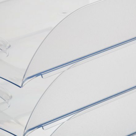 Лоток горизонтальный ATTACHE, прозрачный 4шт/упаковке Лоток горизонтальный ATTACHE, прозрачный 4шт/упаковке