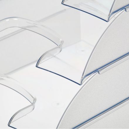 Лоток горизонтальный ATTACHE, прозрачный 4шт/упаковке Лоток горизонтальный ATTACHE, прозрачный 4шт/упаковке