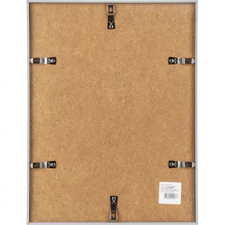 Рамка А3(30х40)ATTACHE серебряная, пластиковый баг