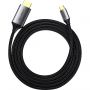 Кабель UGREEN MM142 (50570)USB-C to HDMI M-to-M Aluminum Shell 1,5 м серый
