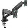 Кронштейн Onkron G160, TV 13-32, для 2-ух мон, газлифт, настольный, чер