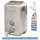 Дозатор для жидкого мыла LAIMA PROFESSIONAL INOX (гарантия 3 года), 0,5 л, нержавеющая сталь, матовый, 605396 Дозатор для жидкого мыла LAIMA PROFESSIONAL INOX (гарантия 3 года), 0,5 л, нержавеющая сталь, матовый, 605396