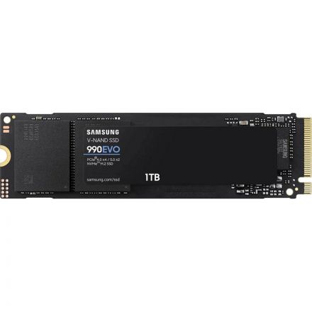 SSD накопитель Samsung 990 EVO 1Tb, M.2 2280, PCIe 4.0 x4 (MZ-V9E1T0BW) SSD накопитель Samsung 990 EVO 1Tb, M.2 2280, PCIe 4.0 x4 (MZ-V9E1T0BW)