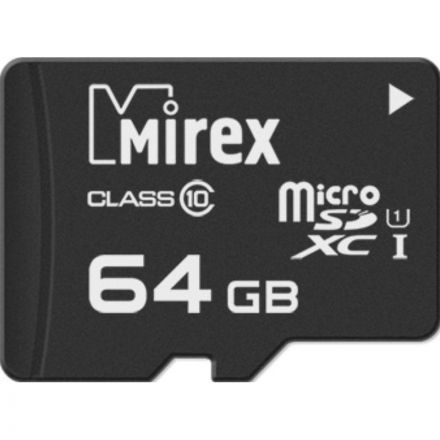 Карта памяти Mirex microSDХC 64Gb (UHS-I, U1, class 10) (13612-MC10SD64) Карта памяти Mirex microSDХC 64Gb (UHS-I, U1, class 10) (13612-MC10SD64)