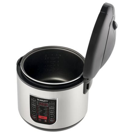 Мультиварка SCARLETT SC-MC410S27, 900 Вт, 5 л, 22 программы, серебро/черная Мультиварка SCARLETT SC-MC410S27, 900 Вт, 5 л, 22 программы, серебро/черная