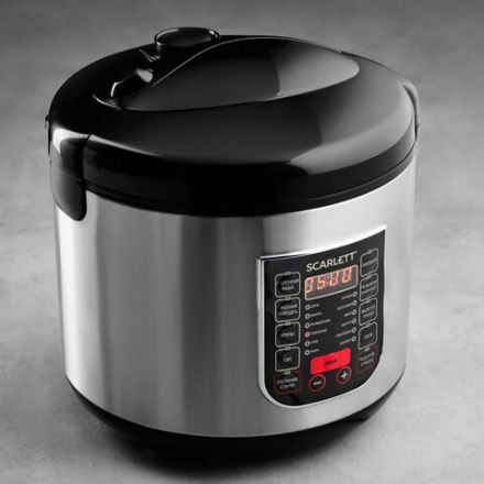Мультиварка SCARLETT SC-MC410S27, 900 Вт, 5 л, 22 программы, серебро/черная Мультиварка SCARLETT SC-MC410S27, 900 Вт, 5 л, 22 программы, серебро/черная