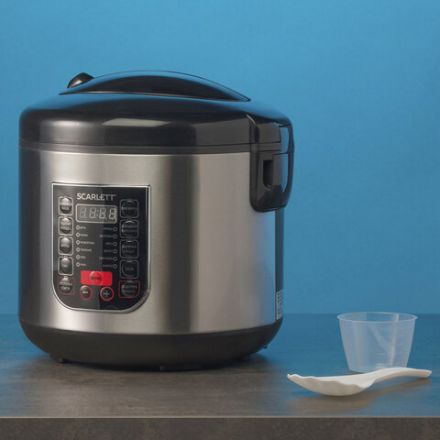 Мультиварка SCARLETT SC-MC410S27, 900 Вт, 5 л, 22 программы, серебро/черная Мультиварка SCARLETT SC-MC410S27, 900 Вт, 5 л, 22 программы, серебро/черная