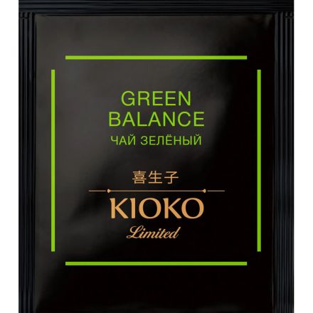 Чай Kioko Limited Green Balance, зеленый, 150пак/уп