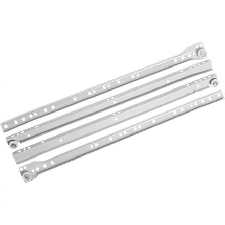 Направляющие УЗК_StahlBuro роликовые 450/0,8 мм (16318) компл-2шт серый