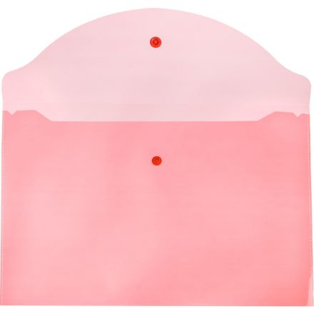 Папка-конверт на кнопке А4 Attache цвет в ассортименте 120 мкм 10 шт/уп