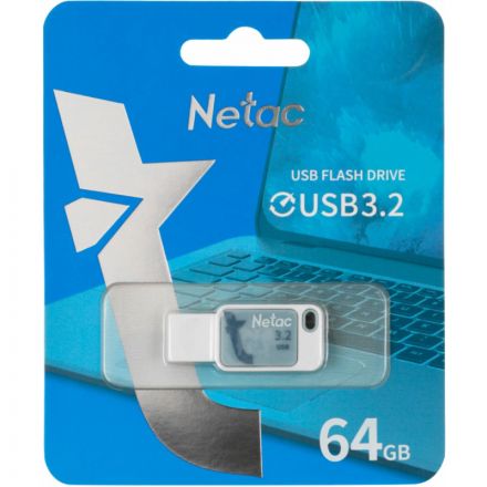 Флеш-память Netac UA31 USB3.2 64GB