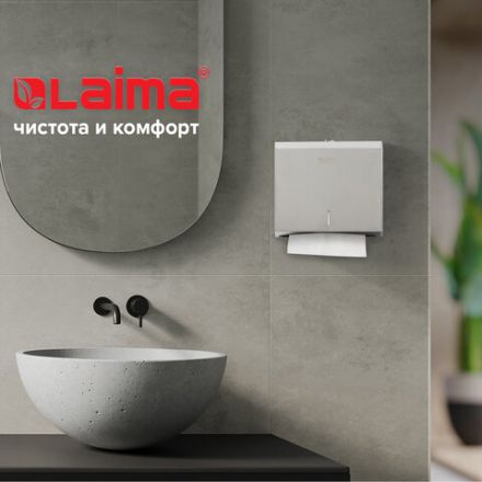 Диспенсер для полотенец LAIMA PROFESSIONAL BASIC (H2) Z-сложения, нержавеющая сталь, матовый, 605050 Диспенсер для полотенец LAIMA PROFESSIONAL BASIC (H2) Z-сложения, нержавеющая сталь, матовый, 605050