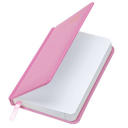 Ежедневник датированный 2026, МАЛЫЙ ФОРМАТ 100х150 мм, А6, BRAUBERG "Select", балакрон, розовый, 117262