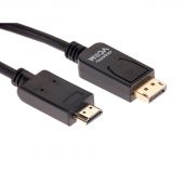 Кабель -переходник VCOM (CG609-1.8M)DisplayPort M - HDMI M 4K