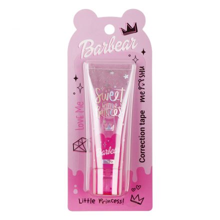 Корректирующая лента MESHU "Barbear", 5мм*6м, блистер, европодвес, ассорти Корректирующая лента MESHU "Barbear", 5мм*6м, блистер, европодвес, ассорти