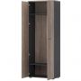 Корпус гардероба Комус Мебель К-Loft 241H010 786х420х2106 сонома темн/граф