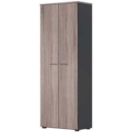 Корпус гардероба Комус Мебель К-Loft 241H010 786х420х2106 сонома темн/граф