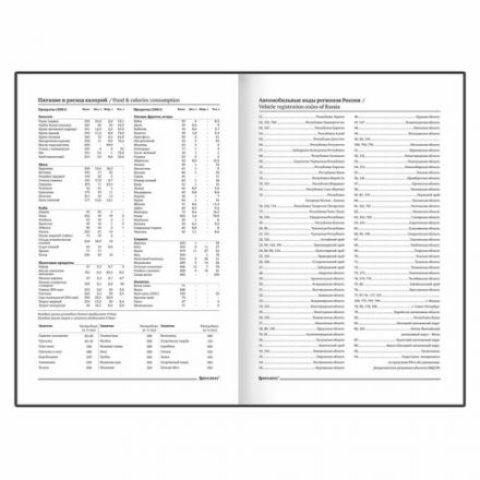 Ежедневник недатированный А5 145х215 мм BRAUBERG бумвинил, 160 л., черный, 126540 Ежедневник недатированный А5 145х215 мм BRAUBERG бумвинил, 160 л., черный, 126540