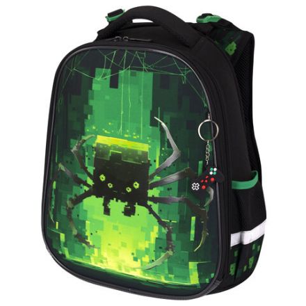 Ранец BRAUBERG PREMIUM, 2 отделения, с брелоком, "Digital spider", LED-ЛАМПОЧКИ, 38х29х16 см, 273101 Ранец BRAUBERG PREMIUM, 2 отделения, с брелоком, "Digital spider", LED-ЛАМПОЧКИ, 38х29х16 см, 273101