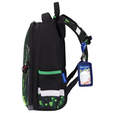 Ранец BRAUBERG PREMIUM, 2 отделения, с брелоком, "Digital spider", LED-ЛАМПОЧКИ, 38х29х16 см, 273101 Ранец BRAUBERG PREMIUM, 2 отделения, с брелоком, "Digital spider", LED-ЛАМПОЧКИ, 38х29х16 см, 273101