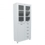 Шкаф медицинский Hilfe МД 2 1780/R-5 (металл/стекло, 800х400х1850 мм)