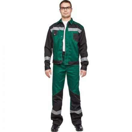 Костюм рабочий летний муж л21-КБР зел/черн (р.48-50) 170-176 (мод.КОС211) Костюм рабочий летний муж л21-КБР зел/черн (р.48-50) 170-176 (мод.КОС211)