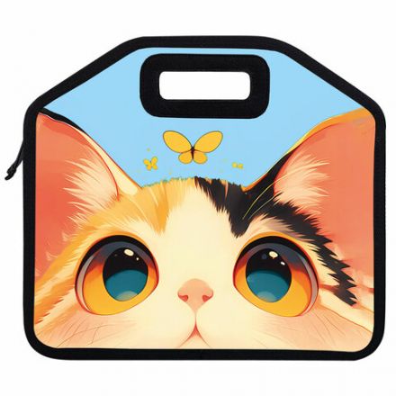 Папка-сумка ЮНЛАНДИЯ, 1 отделение, фетровые ручки, 34х30х11 см, "Cute catcher", 273379 Папка-сумка ЮНЛАНДИЯ, 1 отделение, фетровые ручки, 34х30х11 см, "Cute catcher", 273379