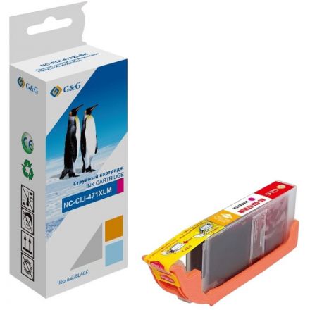 Картридж струйный G&G CLI-471XLM пур. для Canon MG5740/MG6840/MG7740 Картридж струйный G&G CLI-471XLM пур. для Canon MG5740/MG6840/MG7740