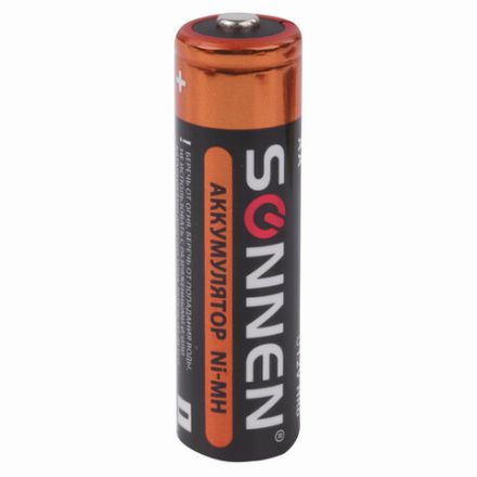 Батарейки аккумуляторные Ni-Mh пальчиковые КОМПЛЕКТ 2 шт., АА (HR6) 2100 mAh, SONNEN, 454234 Батарейки аккумуляторные Ni-Mh пальчиковые КОМПЛЕКТ 2 шт., АА (HR6) 2100 mAh, SONNEN, 454234