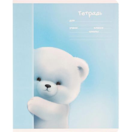 Тетрадь 12л, клетка, А5+ ПУШИСТИКИ,ассортимент 68526