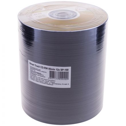 Диск CD-RW 700Mb Smart Track 4-12x Bulk (100шт) Диск CD-RW 700Mb Smart Track 4-12x Bulk (100шт)