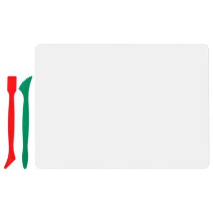 Доска для лепки А4, 280х200 мм, ПИФАГОР, белая, 2 стека, 227397 Доска для лепки А4, 280х200 мм, ПИФАГОР, белая, 2 стека, 227397