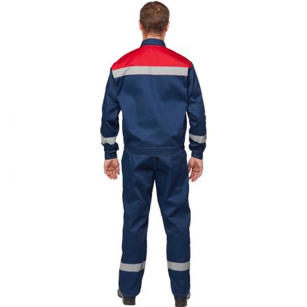 Костюм рабочий летний муж. л20-КПК син/красн (р.44-46) 182-188