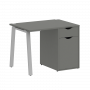 Home Office Стол письменный VR.SP-3-98.1.A Металлик/Серый металл 980*720*750