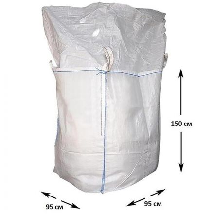 Биг Бэг 4-х стропный, 95x95x150 см., верх-юбка, дно глухое Биг Бэг 4-х стропный, 95x95x150 см., верх-юбка, дно глухое