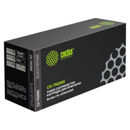 Картридж лазерный CACTUS (CS-TN2085) для BROTHER HL-2035R, ресурс 1500 страниц Картридж лазерный CACTUS (CS-TN2085) для BROTHER HL-2035R, ресурс 1500 страниц