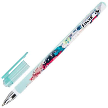 Ручка шариковая с принтом FUNSTER (ФАНСТЕР) STICK "ANIME", СИНЯЯ, SOFT TOUCH покрытие, узел 0,7 мм, линия 0,35 мм, 144392 Ручка шариковая с принтом FUNSTER (ФАНСТЕР) STICK "ANIME", СИНЯЯ, SOFT TOUCH покрытие, узел 0,7 мм, линия 0,35 мм, 144392