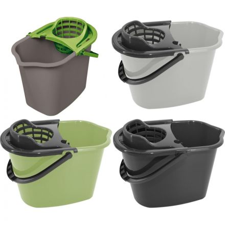 Ведро с отжимом YORK 10 литров прямоугольное 070020