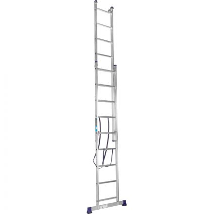 Лестница трехсекционная алюминиевая 3х9 ступеней TOPFORT