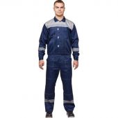 Костюм рабочий летний муж. л20-КБР синий/сер (р.48-50) 170-176 Костюм рабочий летний муж. л20-КБР синий/сер (р.48-50) 170-176