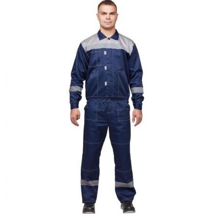 Костюм рабочий летний муж. л20-КБР синий/сер (р.48-50) 170-176 Костюм рабочий летний муж. л20-КБР синий/сер (р.48-50) 170-176