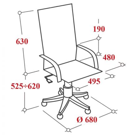 Кресло VT_Chairman 668LT черный пластик, экопремиум черный N Кресло VT_Chairman 668LT черный пластик, экопремиум черный N