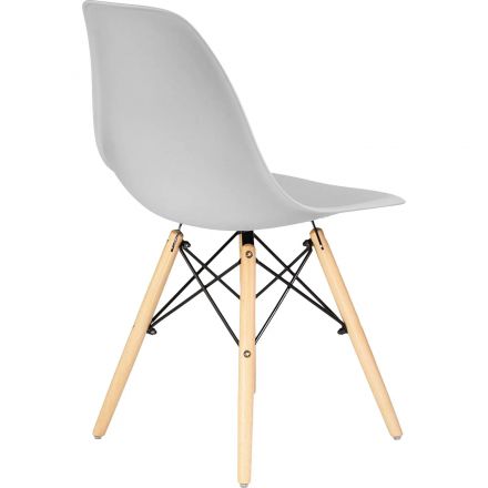 Стул LO_обеденный DOBRIN DSW LMZL-PP638_LB-MTR_P-GR-01 свет.бук/свет-сер